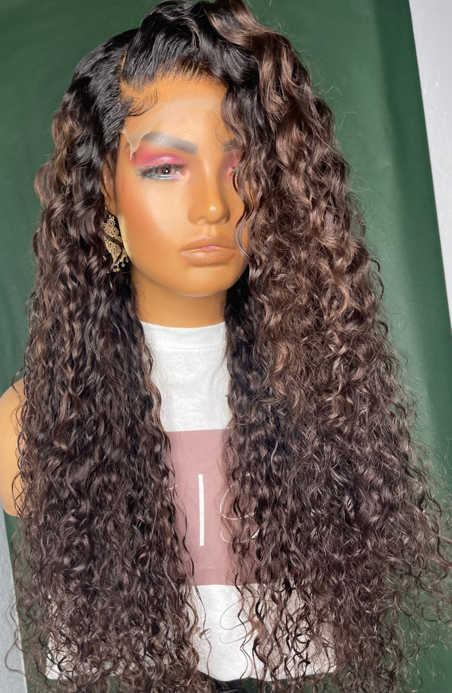 Deep Brown Deep Wave Lace Closure Unit - TaiwoLove Touch