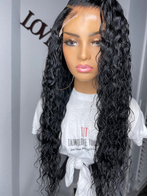 Jet Black Water Wave Lace Closure Unit - TaiwoLove Touch